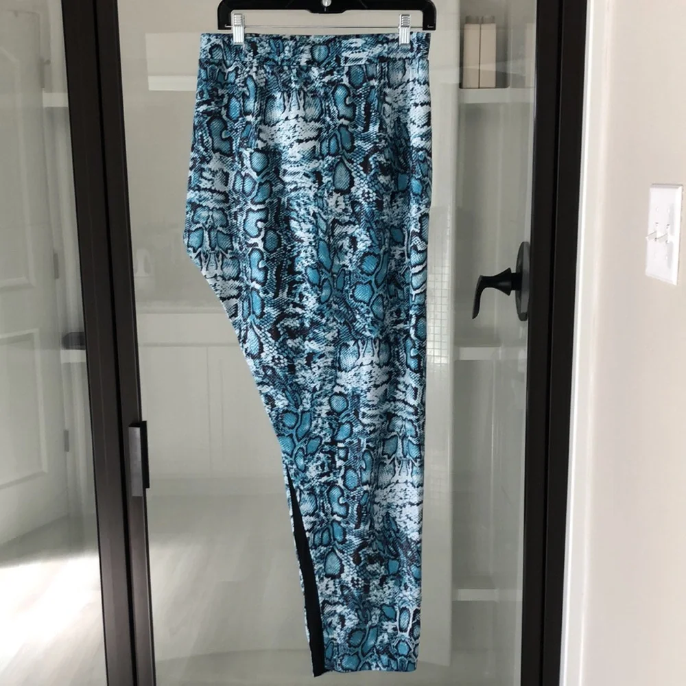 Fashion Nova faux snakeskin asymmetry skirt XL Ruched side elastic waist club
