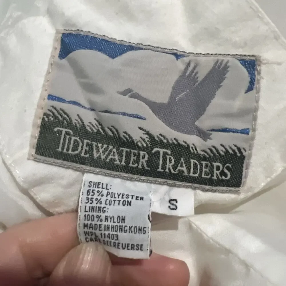 Vintage Tidewater Traders Boat Jacket White Small Women's‎