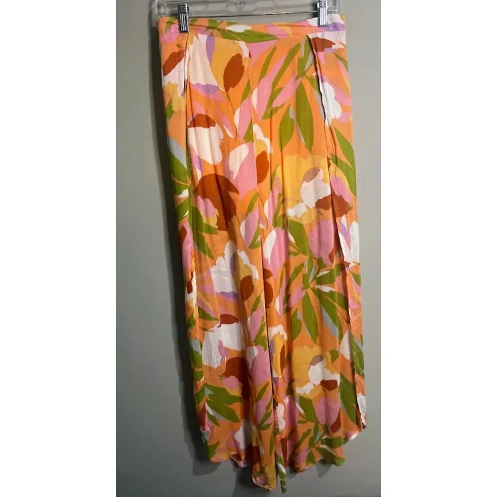 Lulu's‎ Floral Print Wide Leg Pants - Size Medium