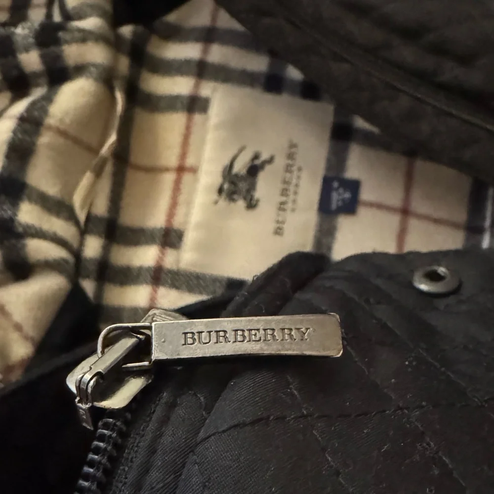 Burberry lining zip