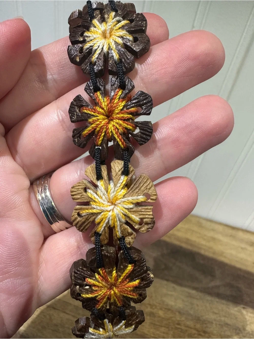 N/A braided leather