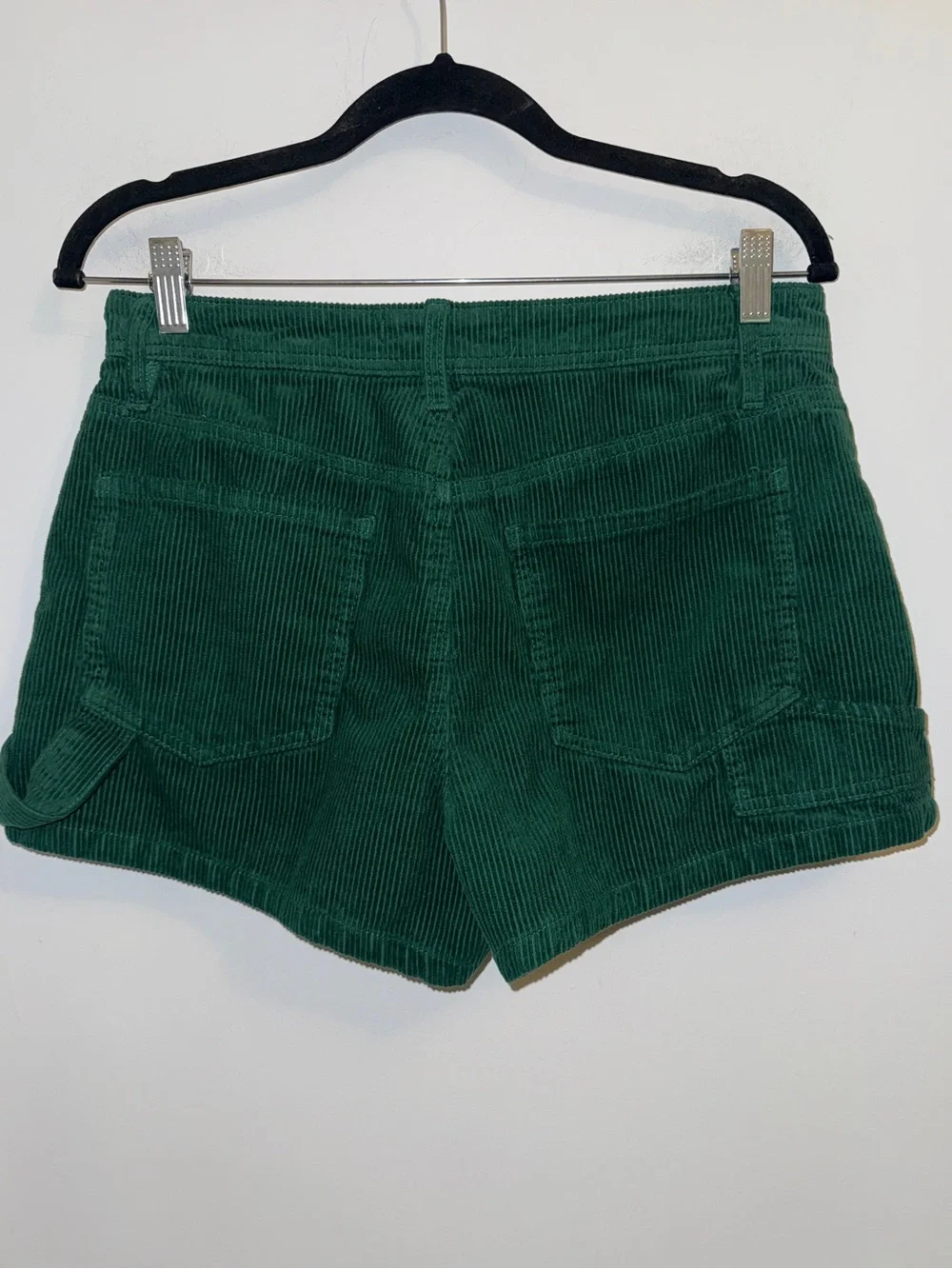Indigo Rising Emerald Green Corduroy Shorts Women’s Size 11/30 Y2K Low Rise