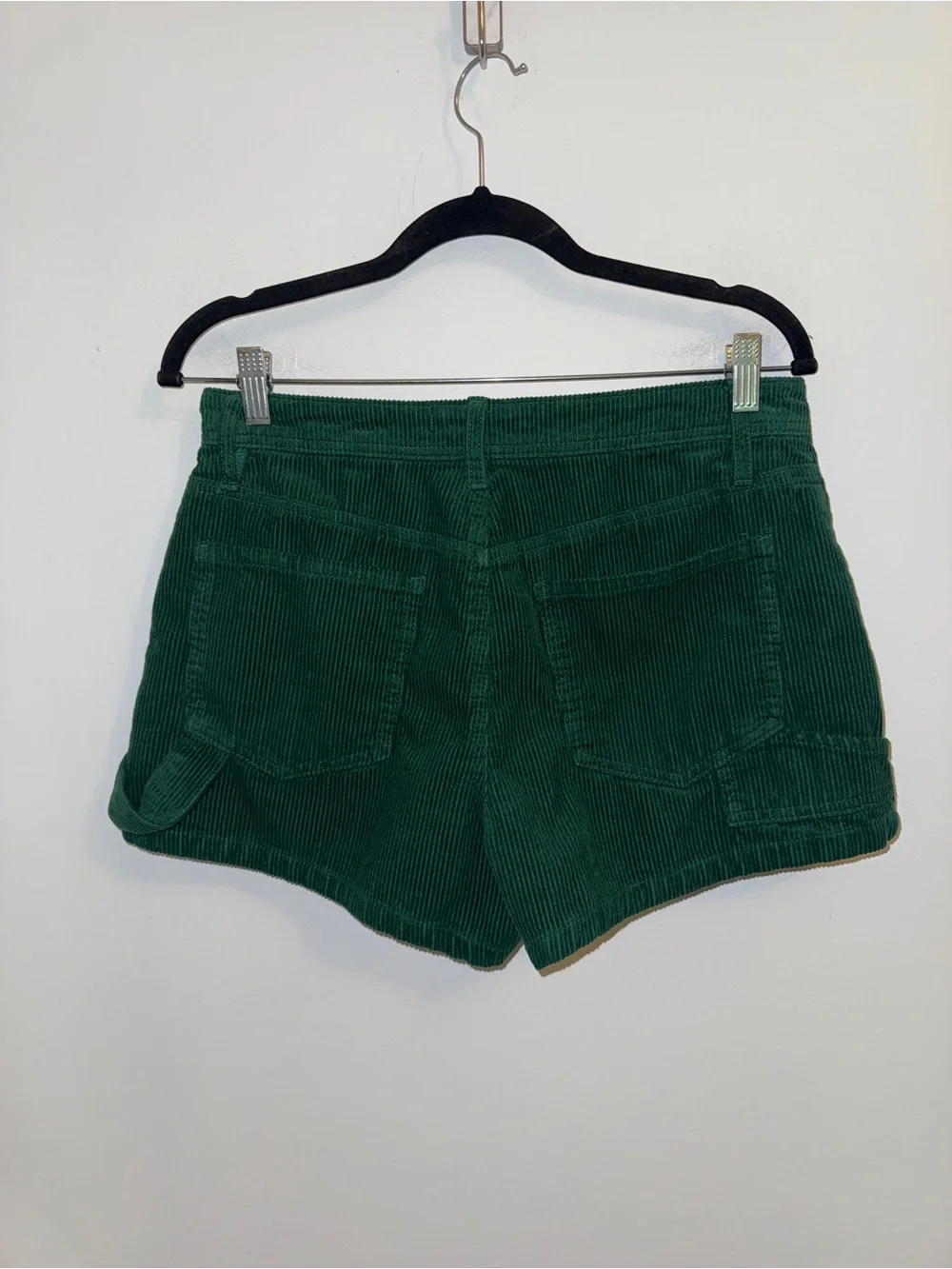 Indigo Rising Emerald Green Corduroy Shorts Women’s Size 11/30 Y2K Low Rise