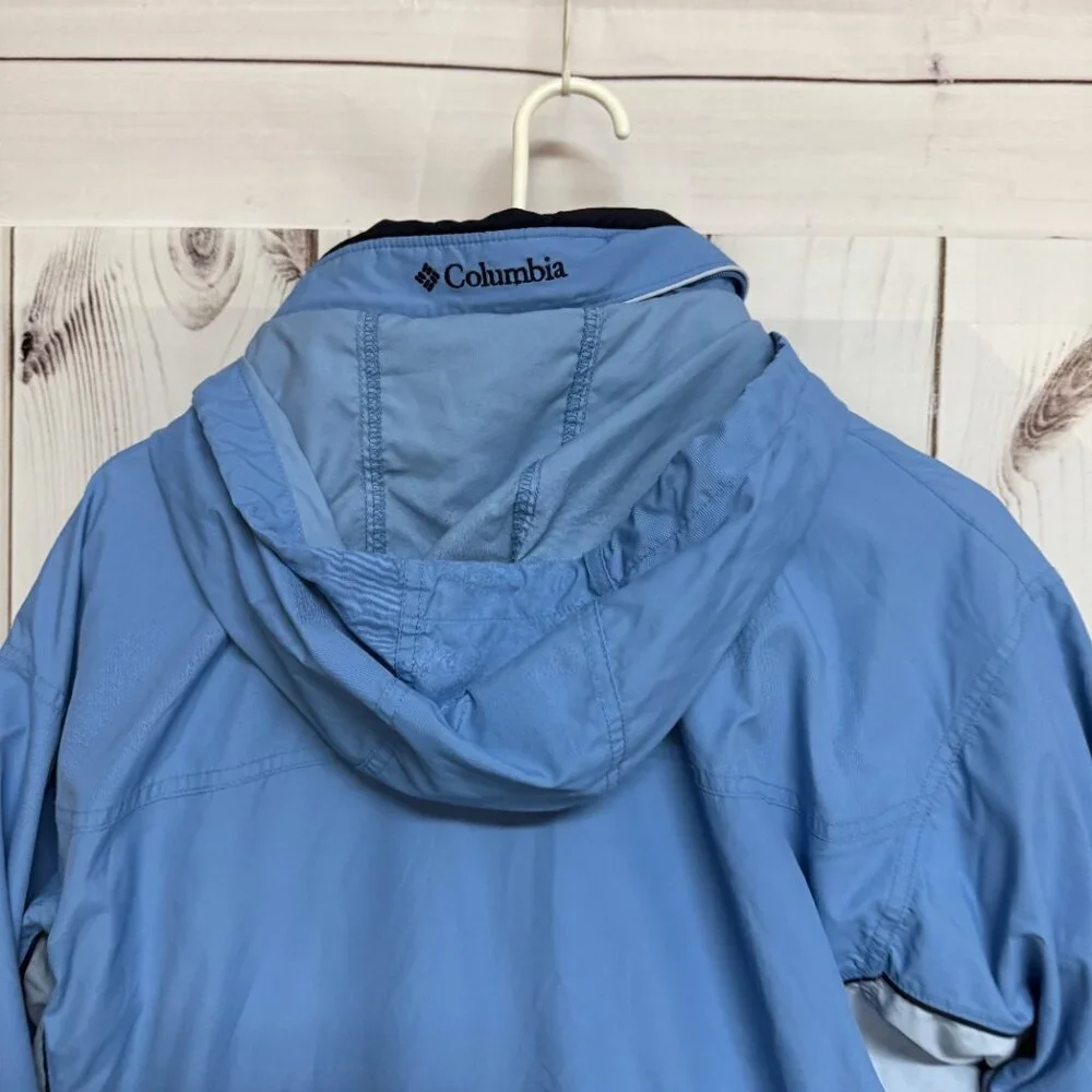 Columbia Interchange 3-in-1 Jacket Women’s Large Powder Blue EUC‎