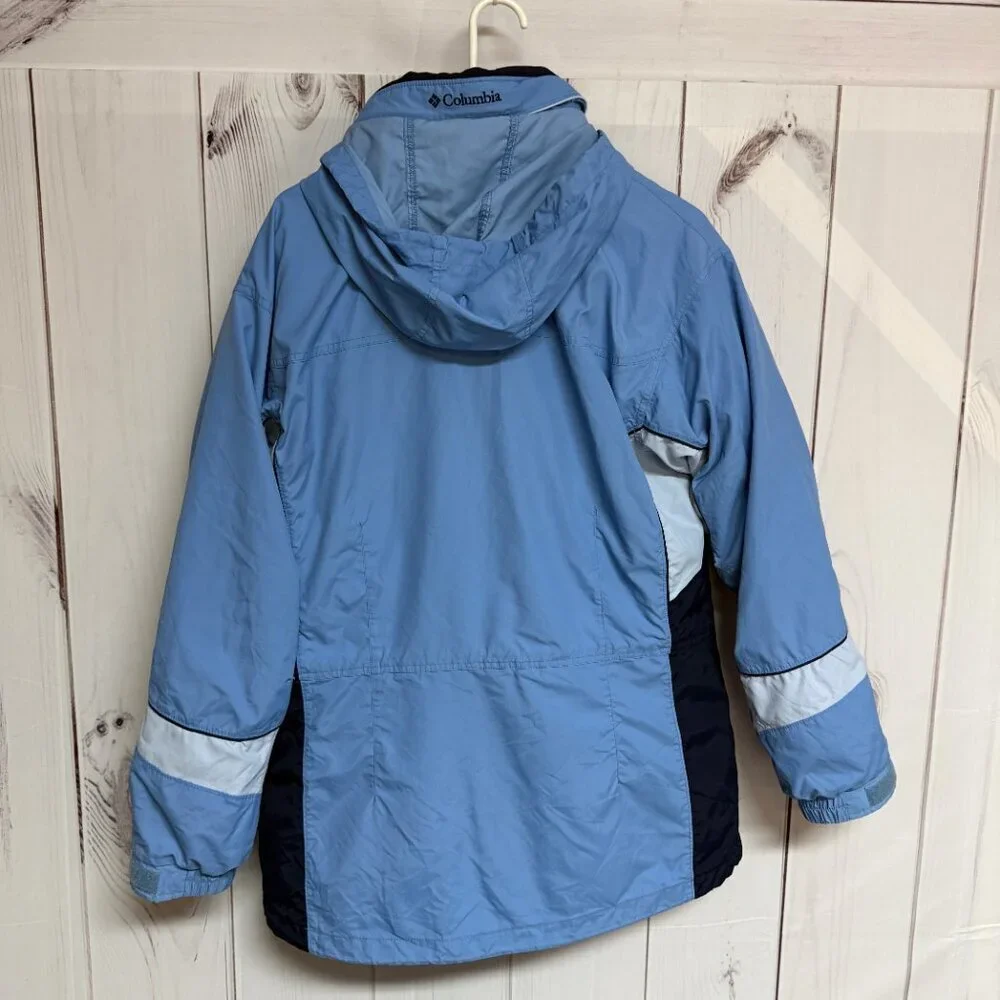 Columbia Interchange 3-in-1 Jacket Women’s Large Powder Blue EUC‎