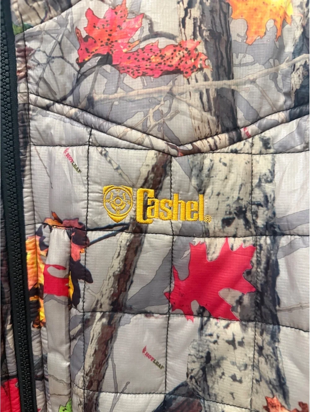 Castel Hot Leaf Lightweight Camo Jacket, Size Large