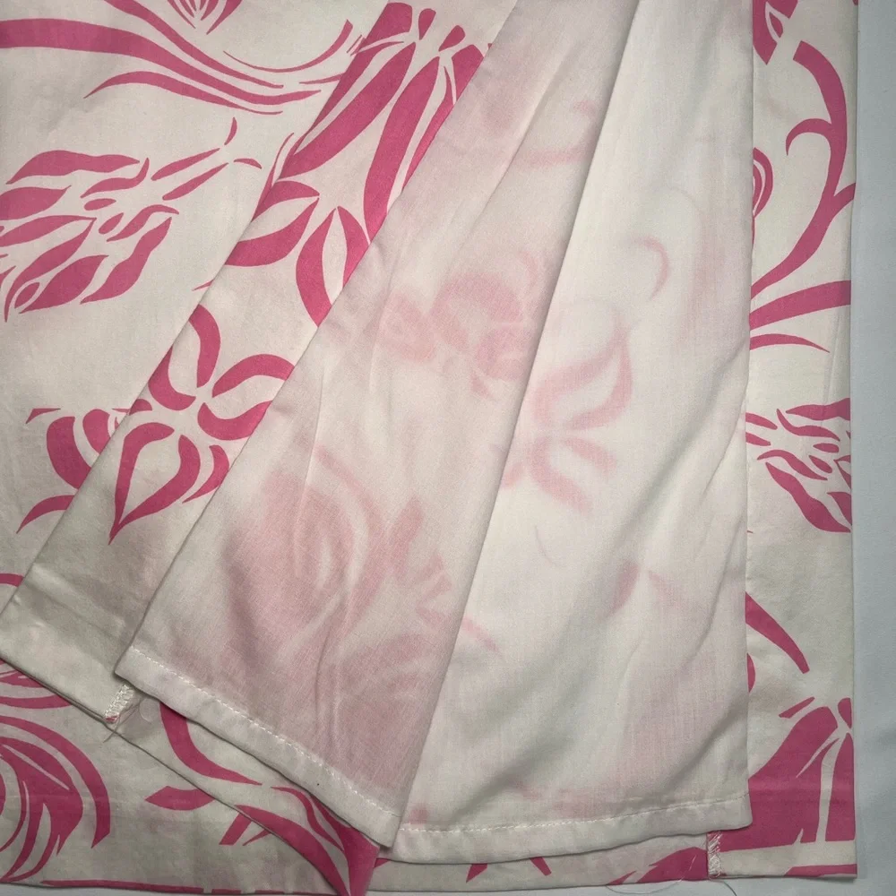Milly Pink and White Printed Maxi Dress size 4‎