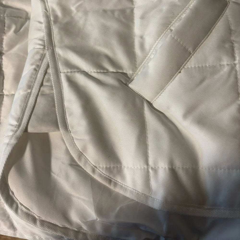 HYFVE From Forever 21 Quilted Zip Front Cris White Jacket NWT