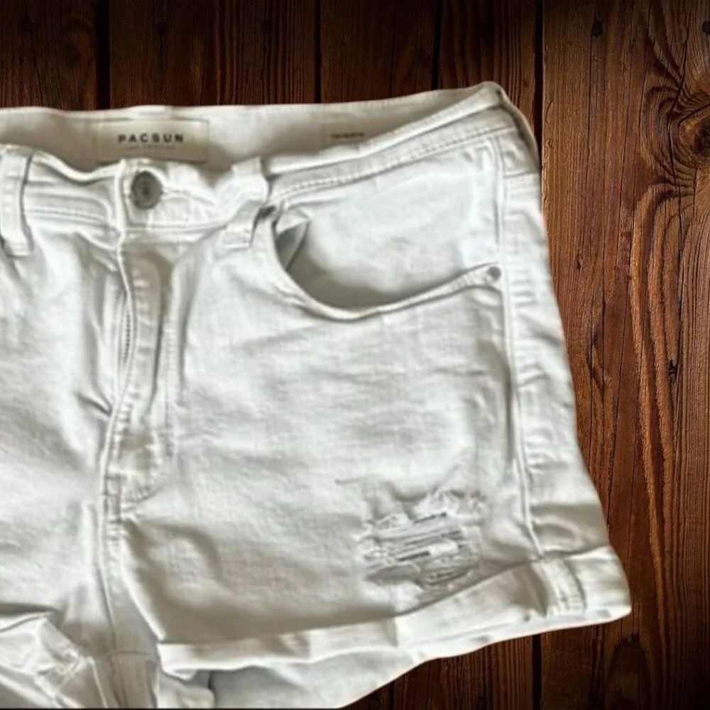 PacSun white distressed