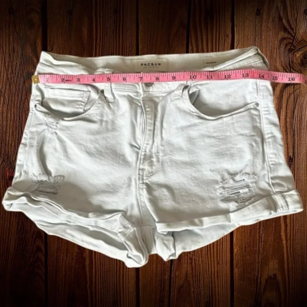 PacSun white distressed