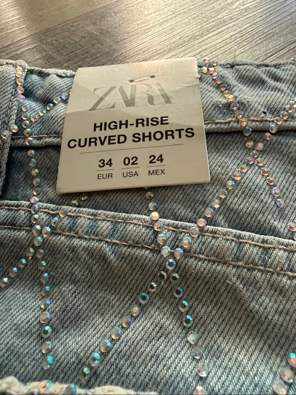 Zara denim shorts