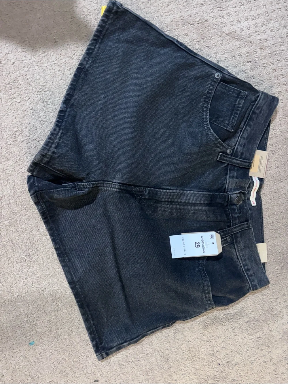 Levi's Black High-Rise Denim Skirt