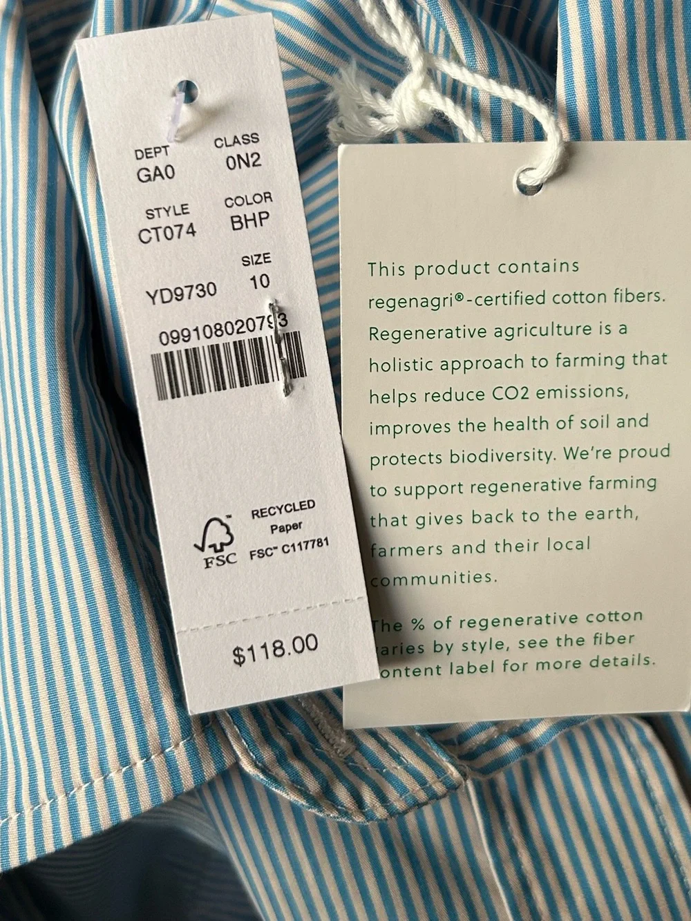 NWT J. Crew Jules classic-fit tie-neck shirt Striped Bright Horizon Pink Sz 10