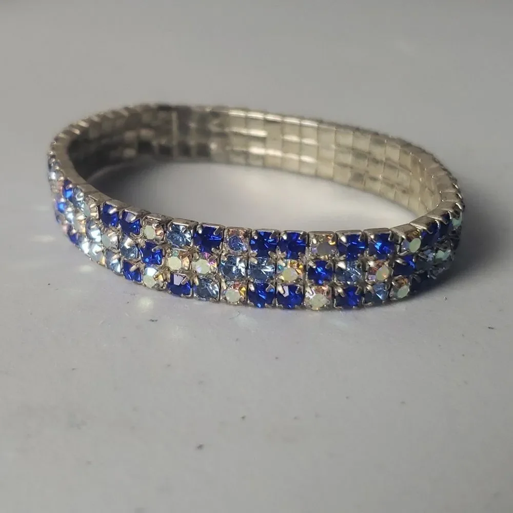 Faux Blue, White Bracelet‎
