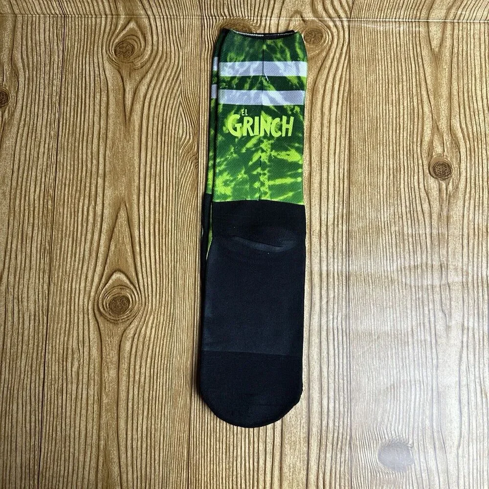 Grinch Crew Socks Dr Seuss Christmas The Grinch One Size Long Socks‎ Mid Calf