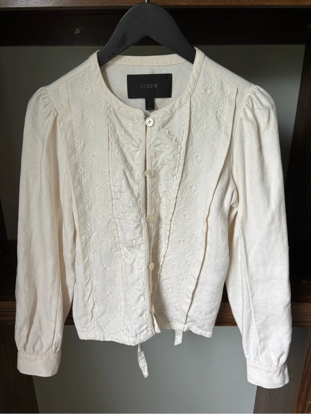J. Crew light cream