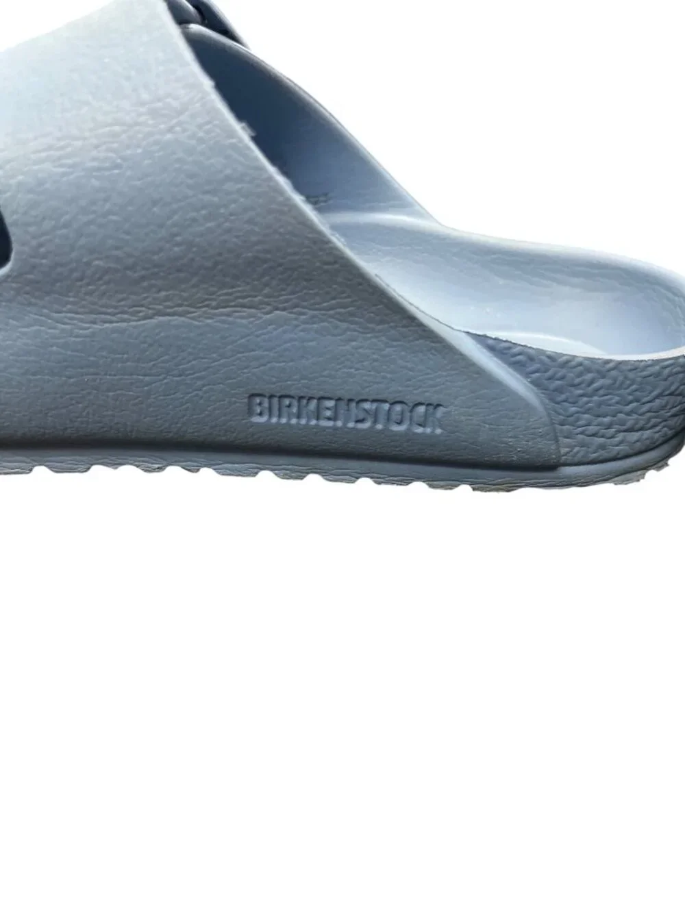Birkenstock womens blue slip on designer casual sandals sz 33/3.5 SKU 10-520