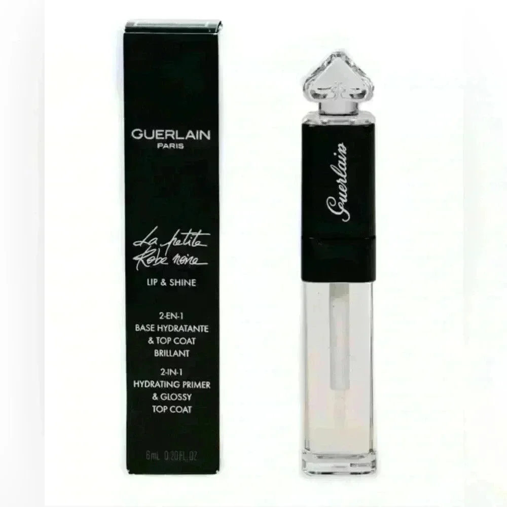 Guerlain La Petite Noire Lip & Shine ~ 2 in 1 hydrating primer & glossy top coat