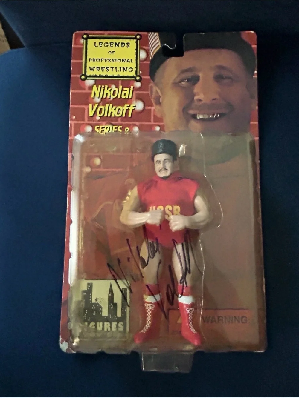 1999 Figures Toy Company Nikolai Volkoff Legends Wrestling Figure WWE Series 8