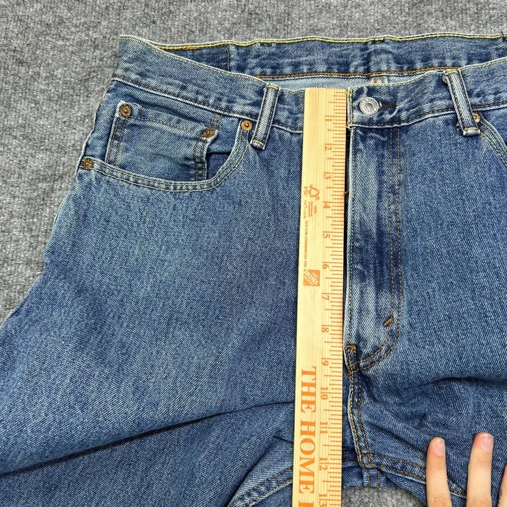 Levi's 550 Jeans Men's Blue Denim Straight Pockets Classic‎ Zip Fly - 36X33