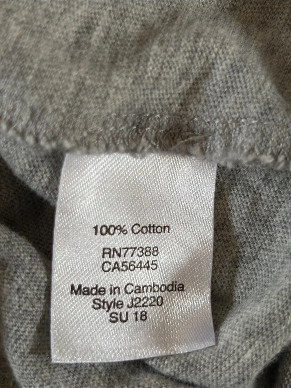 J. Crew light heather