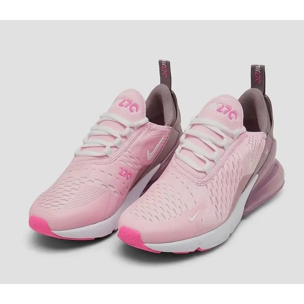 Size 6.5Y - Big Kid GS Nike Air Max 270 Pink Foam/ Grey IB4435-663