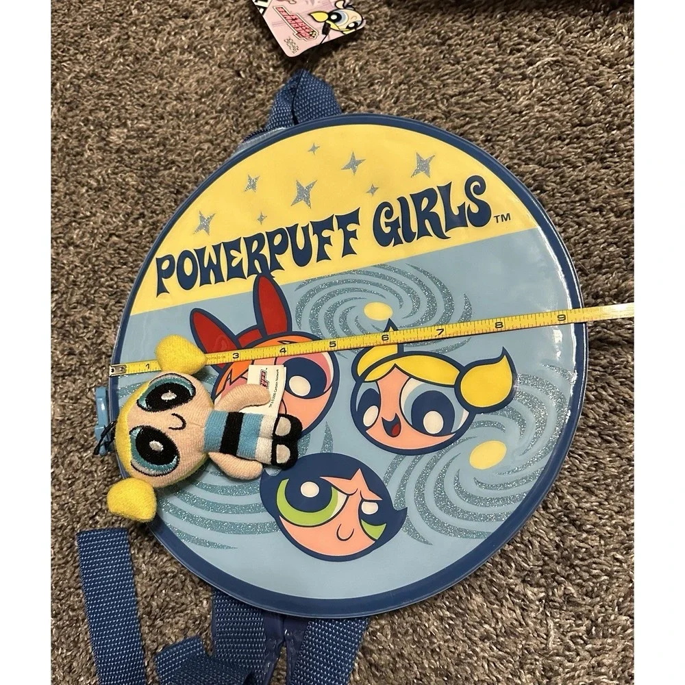 Cartoon Network Power Puff Girls Mini Backpack With Bubbles Keychain NWT