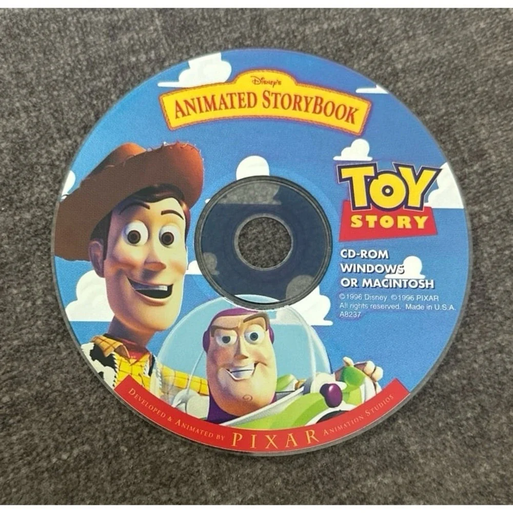 Disney's Animated Storybook Toy Story (PC CD, 1996)