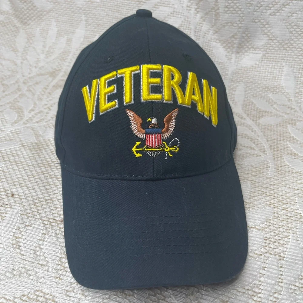 VETERAN Men’s Eagle Crest Baseball Cap Hat