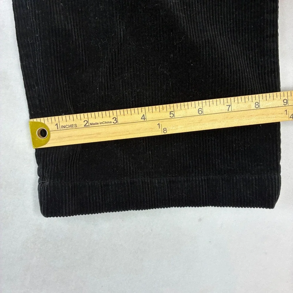 Polo Ralph Lauren Corduroy Pants Mens 42x29 Black Classic Fit Stretch Trousers