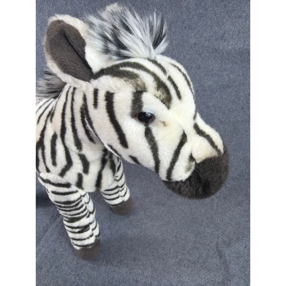 Ganz Webkinz Signature Zebra Unisex Medium‎ White Black WKSE3001 Endangered Cape