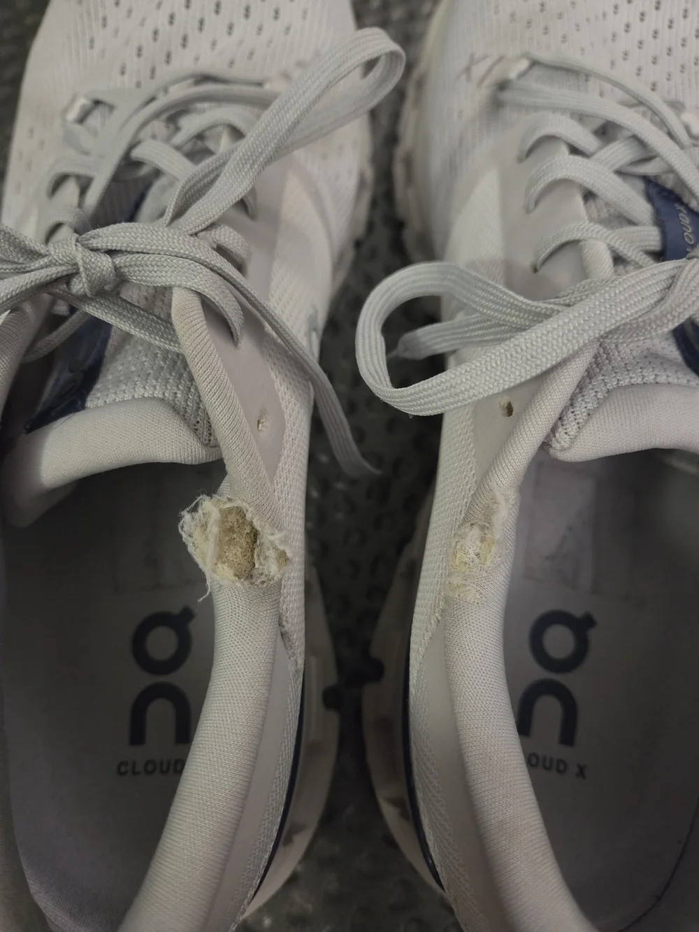 On Running light gray