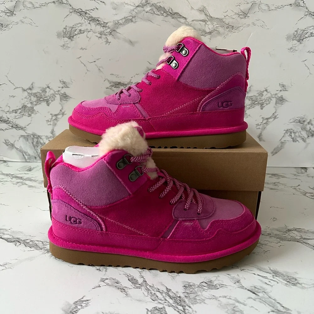 Women’s UGG Boots Highland Hi Heritage Shoes Pink Chestnut Size 4/Women Size 5.5