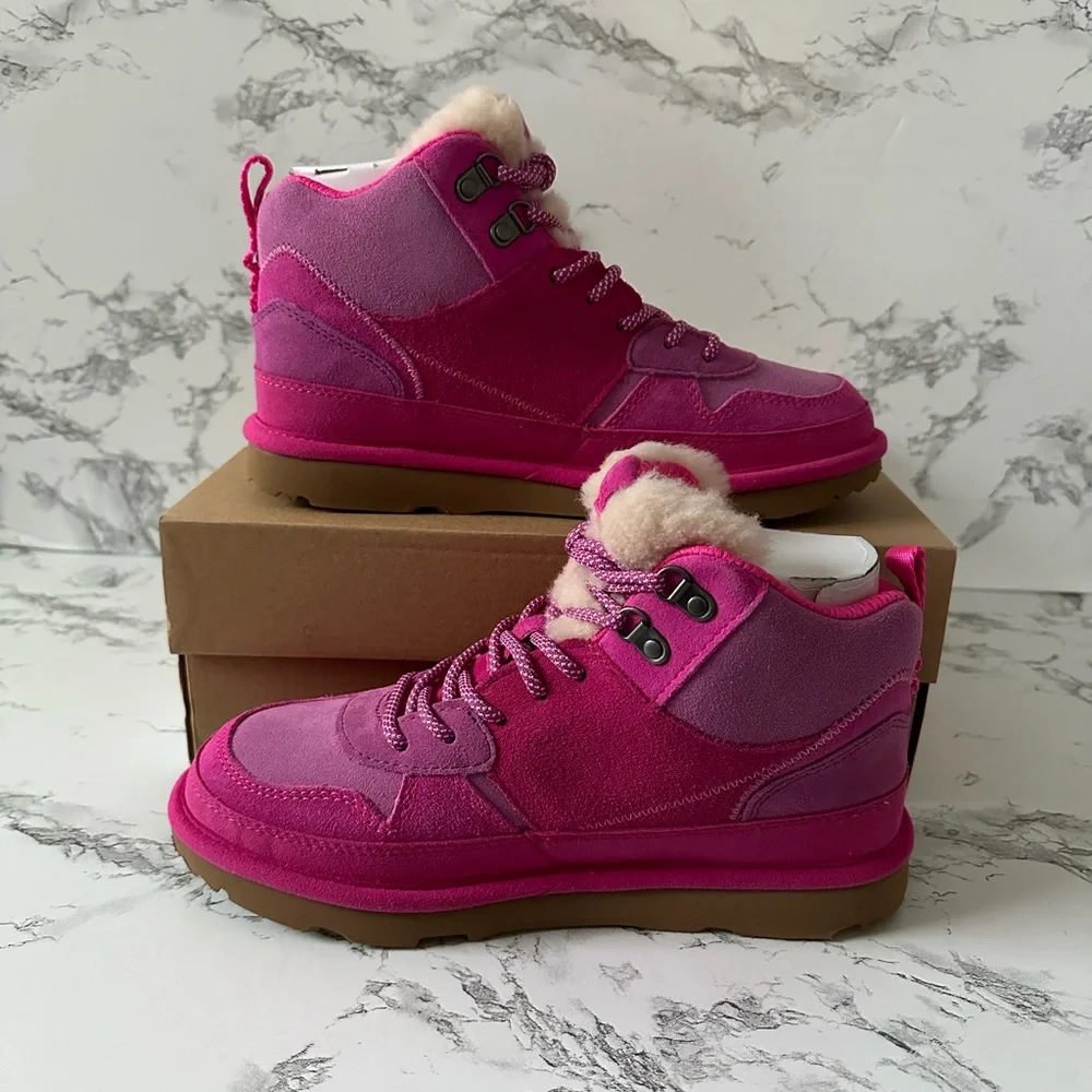 Women’s UGG Boots Highland Hi Heritage Shoes Pink Chestnut Size 4/Women Size 5.5