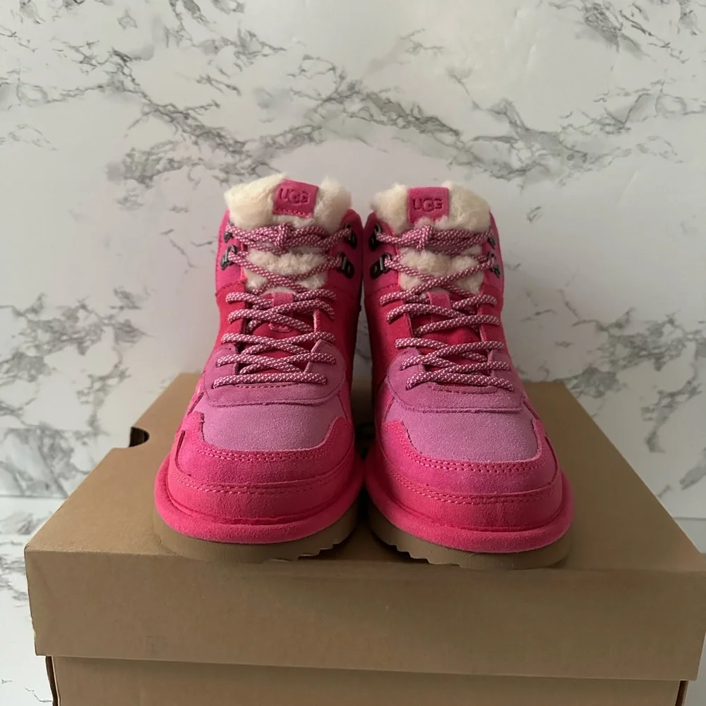 Women’s UGG Boots Highland Hi Heritage Shoes Pink Chestnut Size 4/Women Size 5.5
