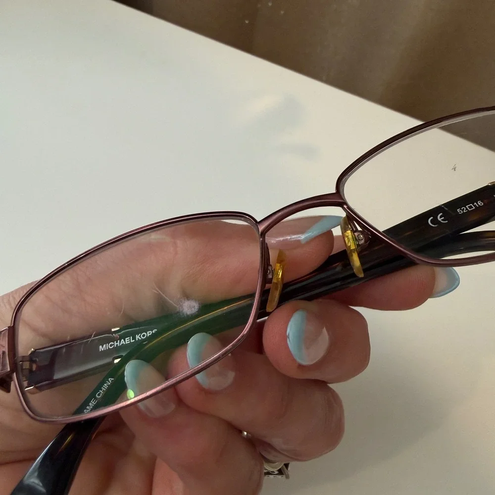 Michael Kors MK338 Burgundy‎ Tortoise Rectangular Eyeglasses Frames 52-16-135
