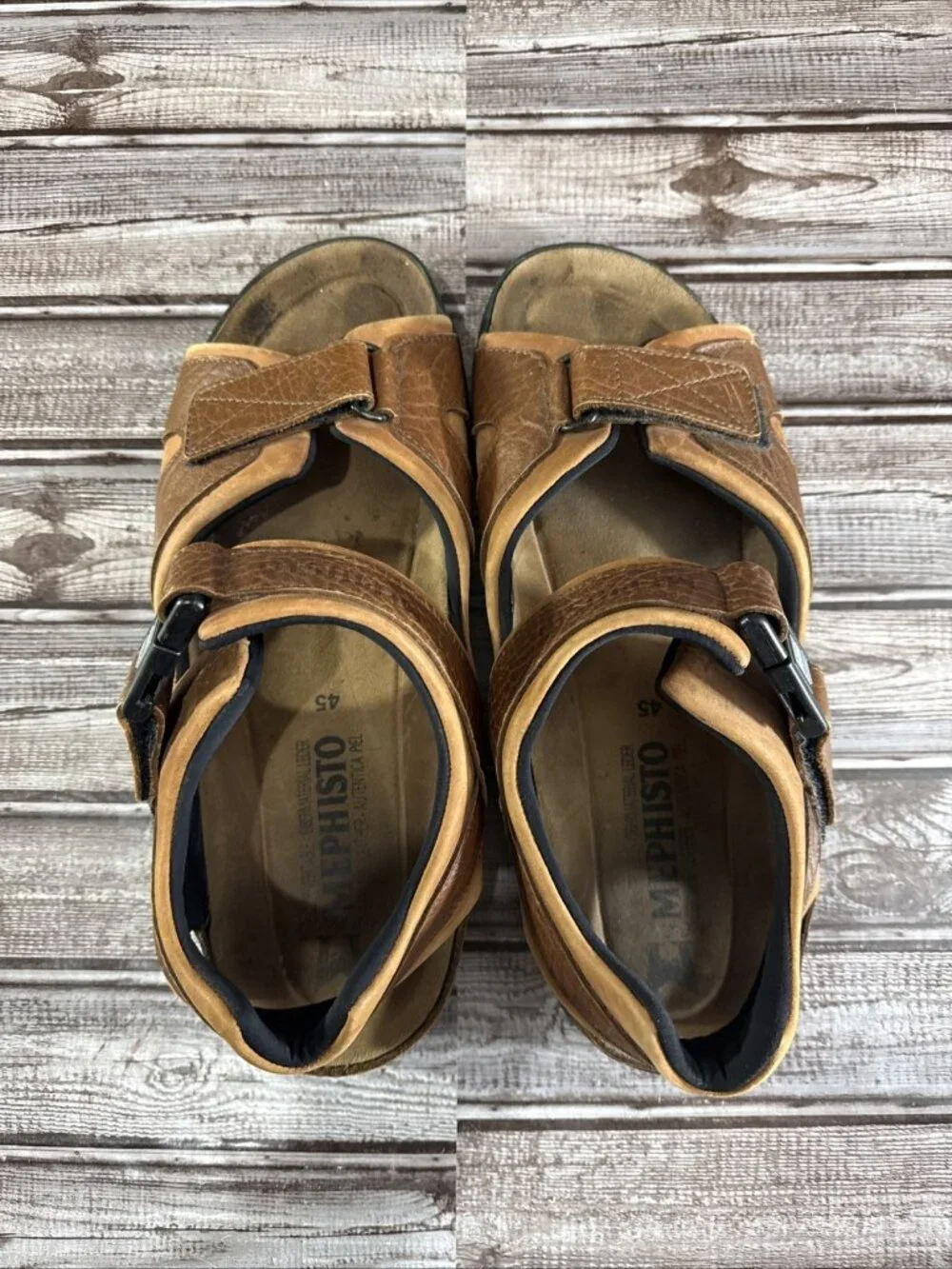 Mephisto chestnut leather 12