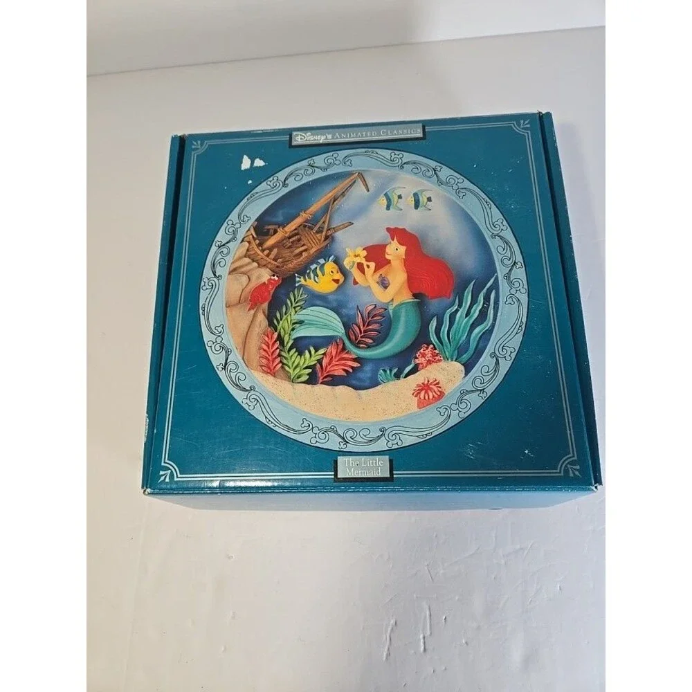 3D decorative plate featuring Ariel from Disney's 