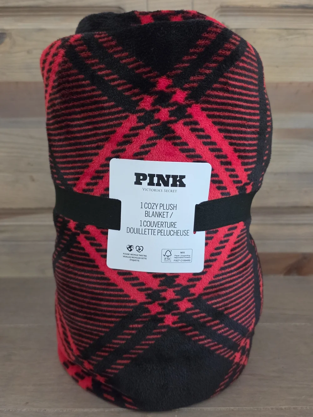 PINK by Victoria's Secret Cozy Plush Blanket