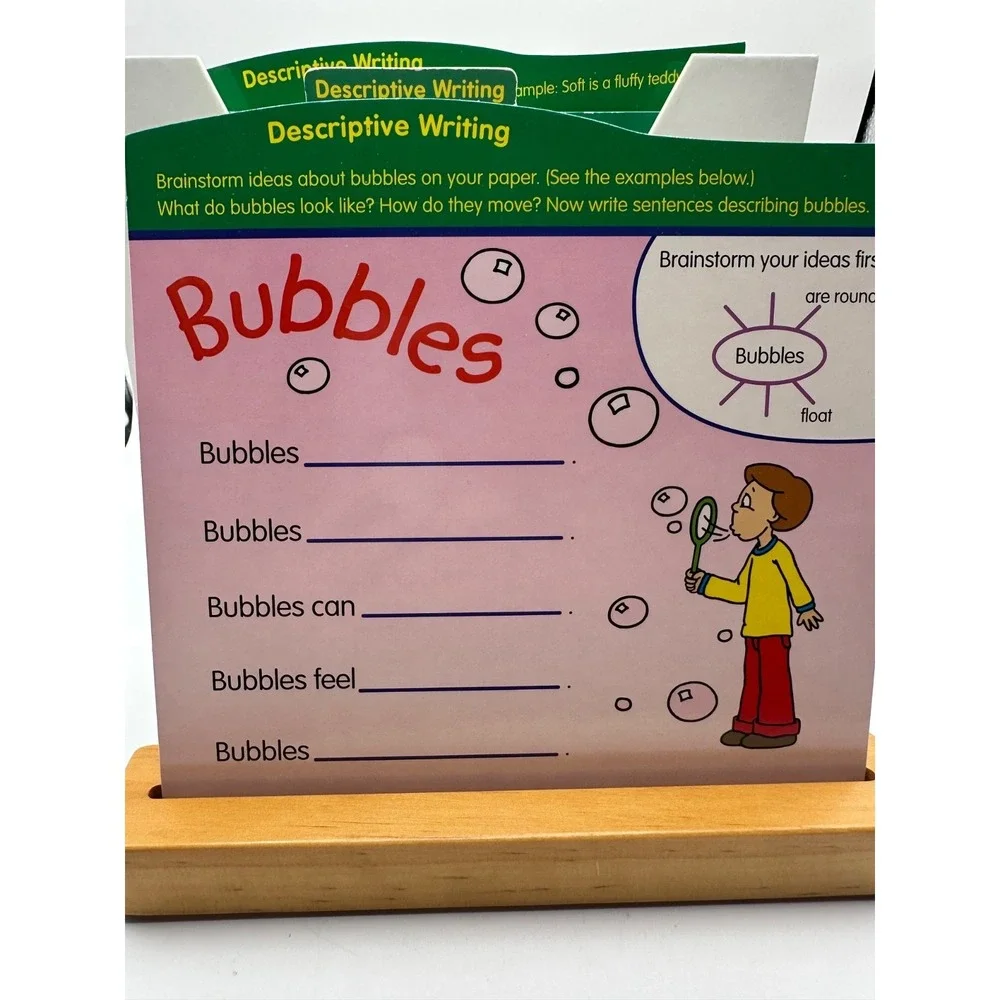 Lakeshore Ready to Write Prompt Box COMPLETE 100 Prompts AA469 Ages 6+