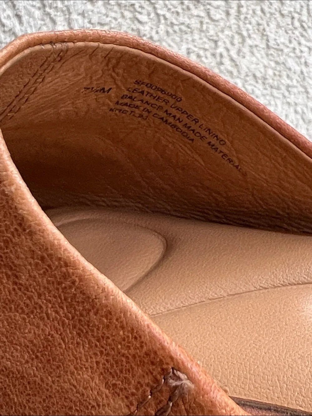 Sofft Tan Leather Slide Sandals