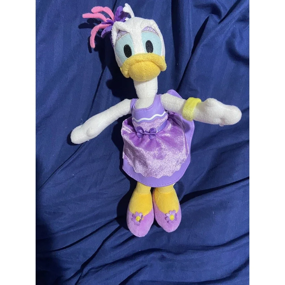 Disney Store Authentic Daisy Duck Plush Stuffed Animal Doll