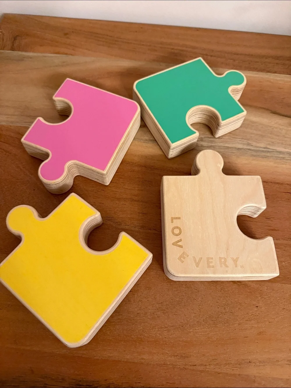 Lovevery chunky Color Block jigsaw Puzzle companion kit 22 months