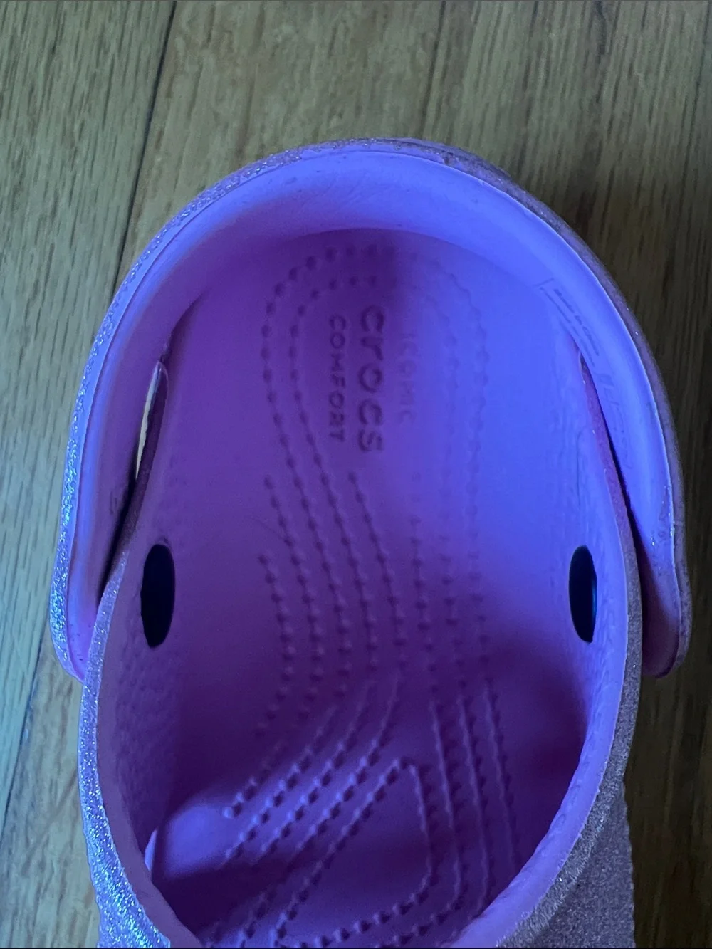 CROCS sparkling slip