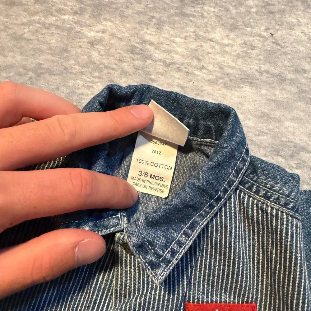OshKosh Bgosh measurements shown