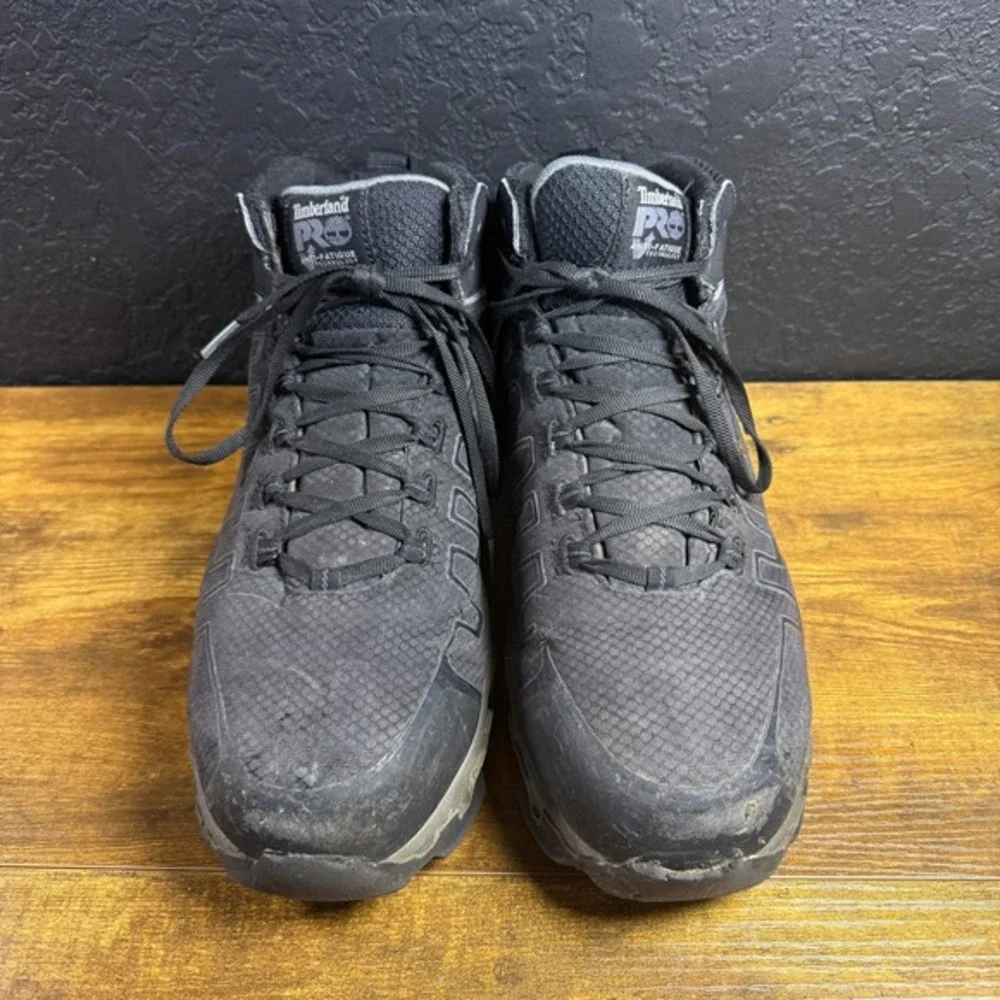 Timberland PRO Powertrain Sport A1JYQ Black Synthetic Work Boots Mens 12M‎