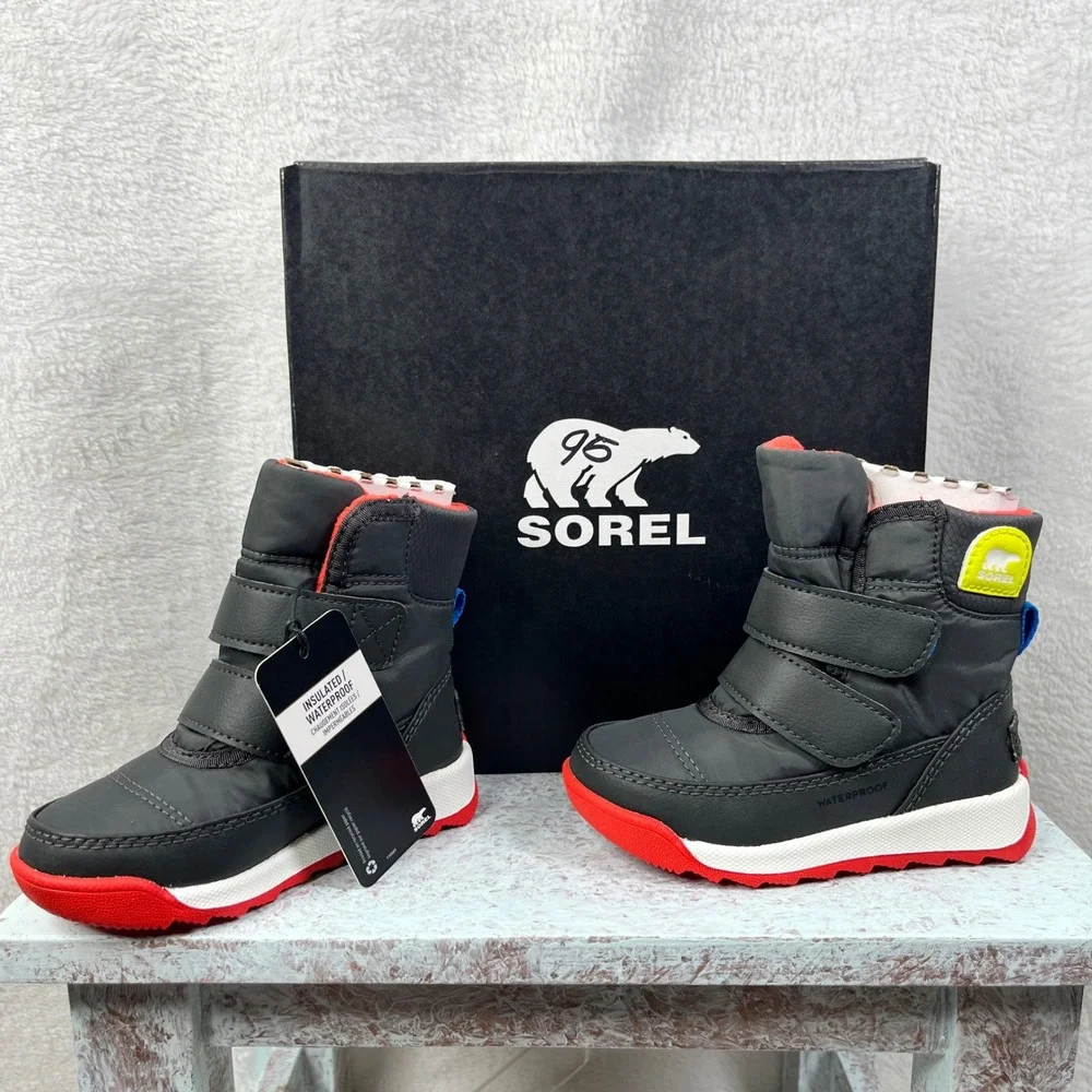 NIB Sorel‎ Toddler Whitney II Strap Waterproof Insulated Winter Boots Size 6