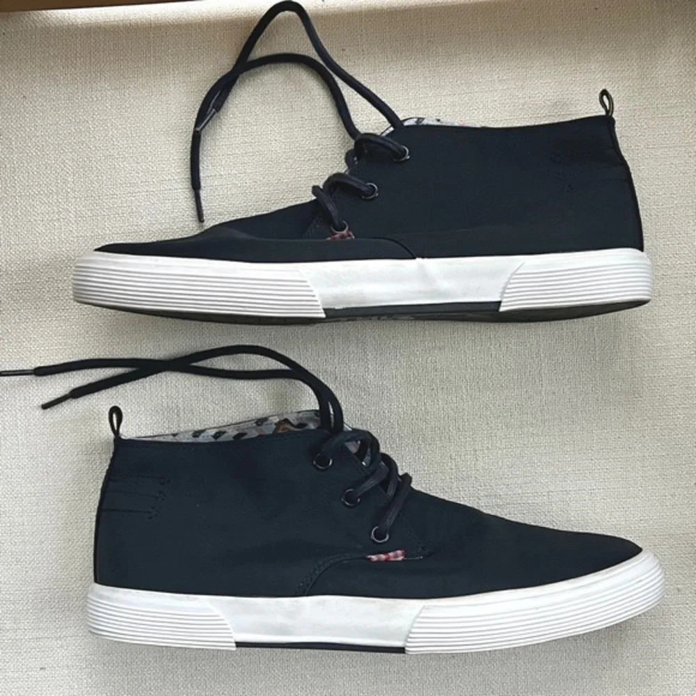 Ben Sherman Men's Navy Blue Bristol Chukka Mid-Top Shoe‎ Sneaker Sz 9