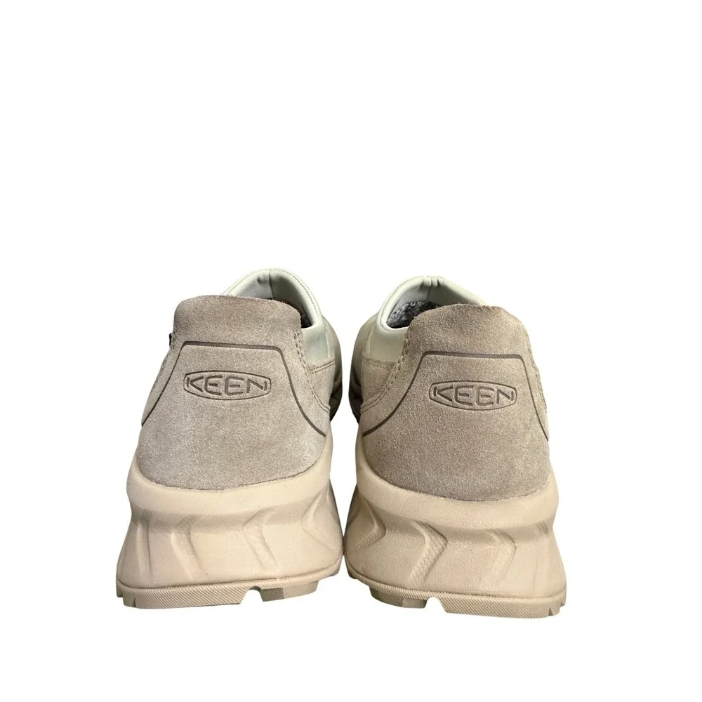 Keen TTS Moc Waterproof Suede Slip On Shoes Tan Sand 1031231 Mens 10