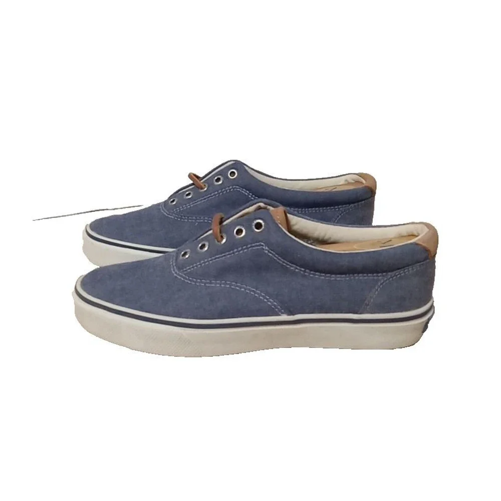 Mens Canvas SPERRY TOP SIDER STRIPER‎ ll STS14546 Sneakers - Shoe Size US 7 M